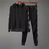 casual wear fendi tracksuit jogging zipper winter clothes fd20196803 black